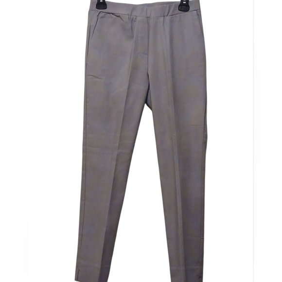 Jules & Leopold -Gray Casual Ankle Pants W/Front Pockets Elastic Waist, Size S/P - Picture 4 of 6